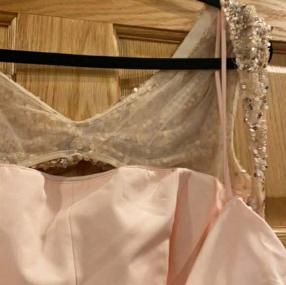 Badgley Mischka Column Gown Dress - Picture 8 of 16